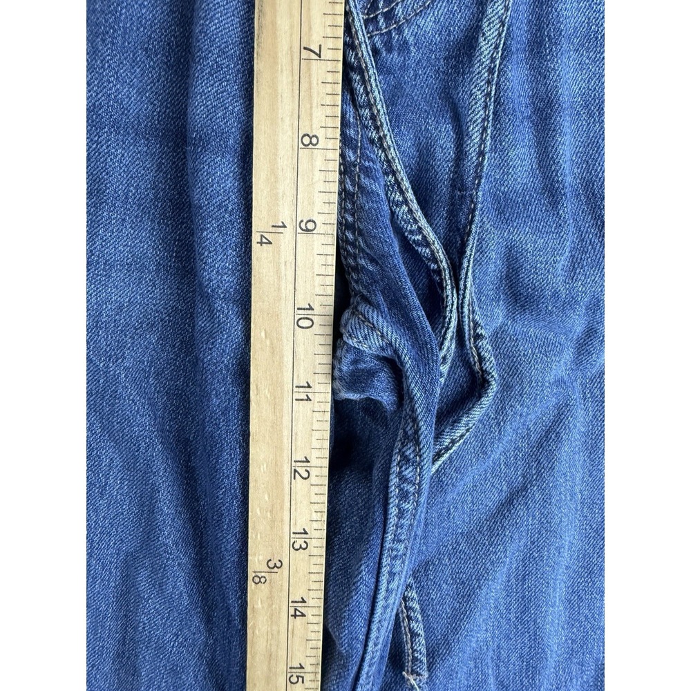 Scoop Super Wide Leg Stretch Jeans Baggy Skater Y2K Grunge‎ Size 6 31x31 - Picture 7 of 8